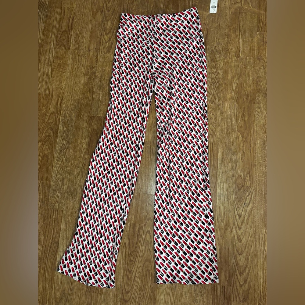 Anthropologie The Tilda Pants: Printed Lipstick Edition Size X-Small - Picture 8 of 10